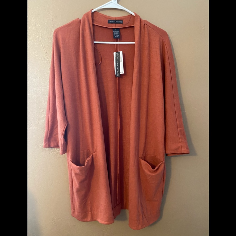 Chelsea & Theodore - Scarlet color Cardigan